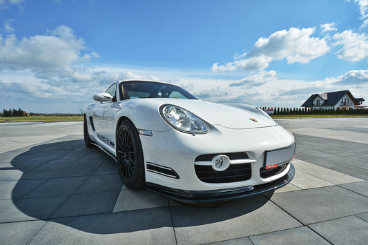 Front Ansatz V.2 für PORSCHE CAYMAN S 987C  Carbon Look