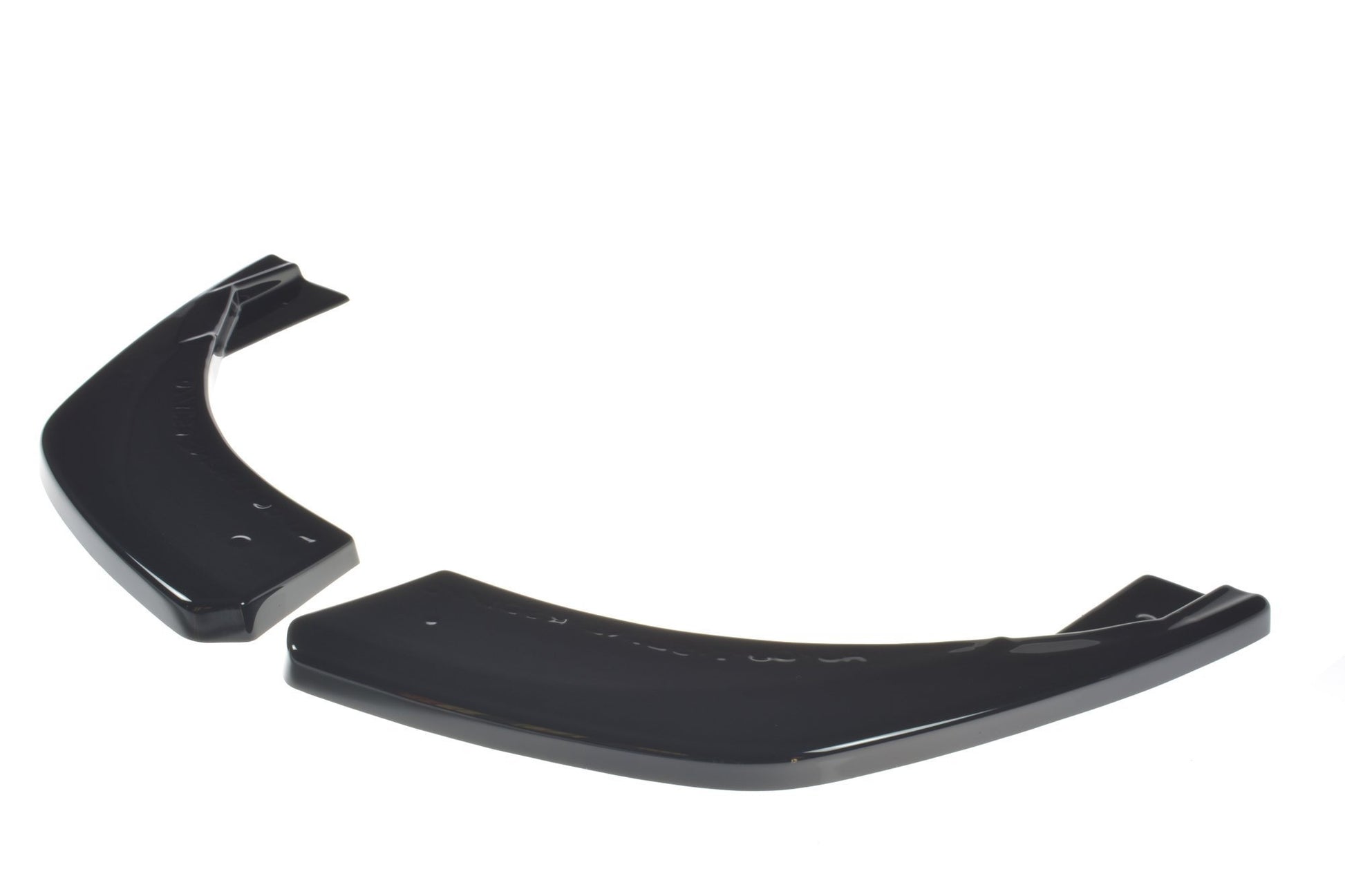 Heck Ansatz Flaps Diffusor für Audi Q8 S-line schwarz matt