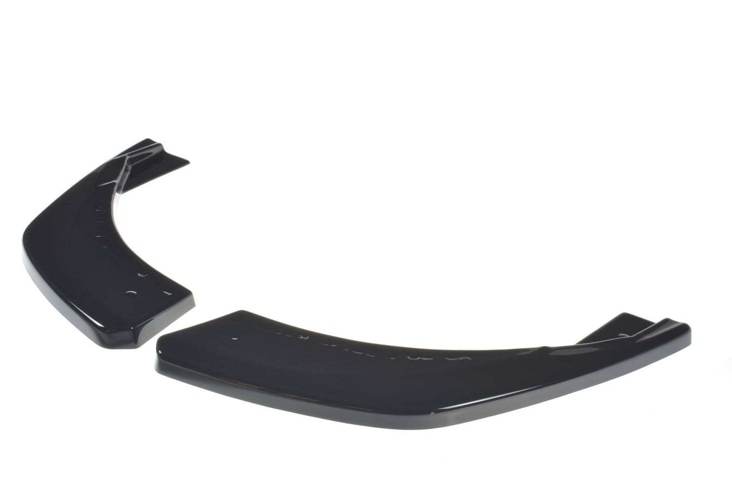 Heck Ansatz Flaps Diffusor für Audi Q8 S-line schwarz Hochglanz