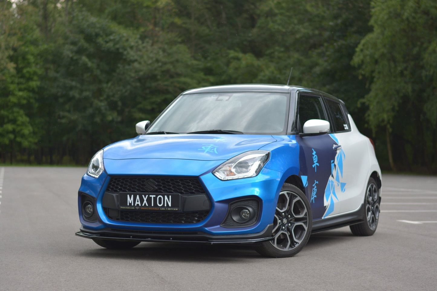 Front Ansatz V.1 für SUZUKI SWIFT 6 SPORT schwarz matt