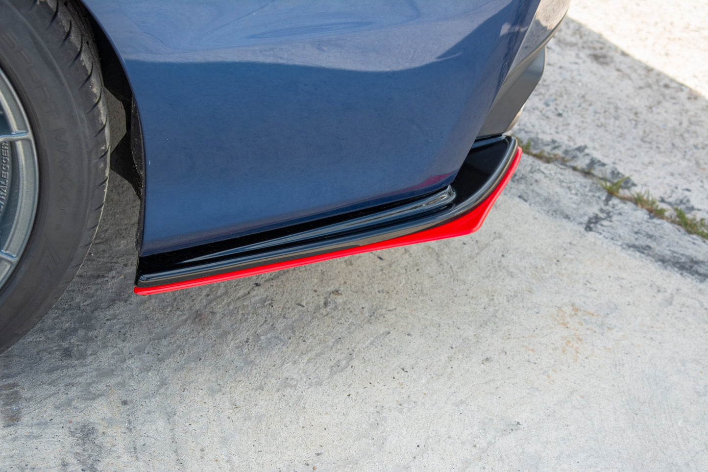 Heck Ansatz Flaps Diffusor V.2 für SUBARU WRX STI Carbon Look