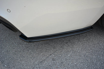 Heck Ansatz Flaps Diffusor für BMW 6er Gran Coupé M Paket Carbon Look