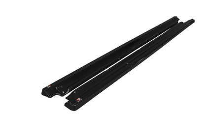 Seitenschweller Ansatz für Skoda Octavia RS Mk2 / Mk2 FL schwarz Hochglanz