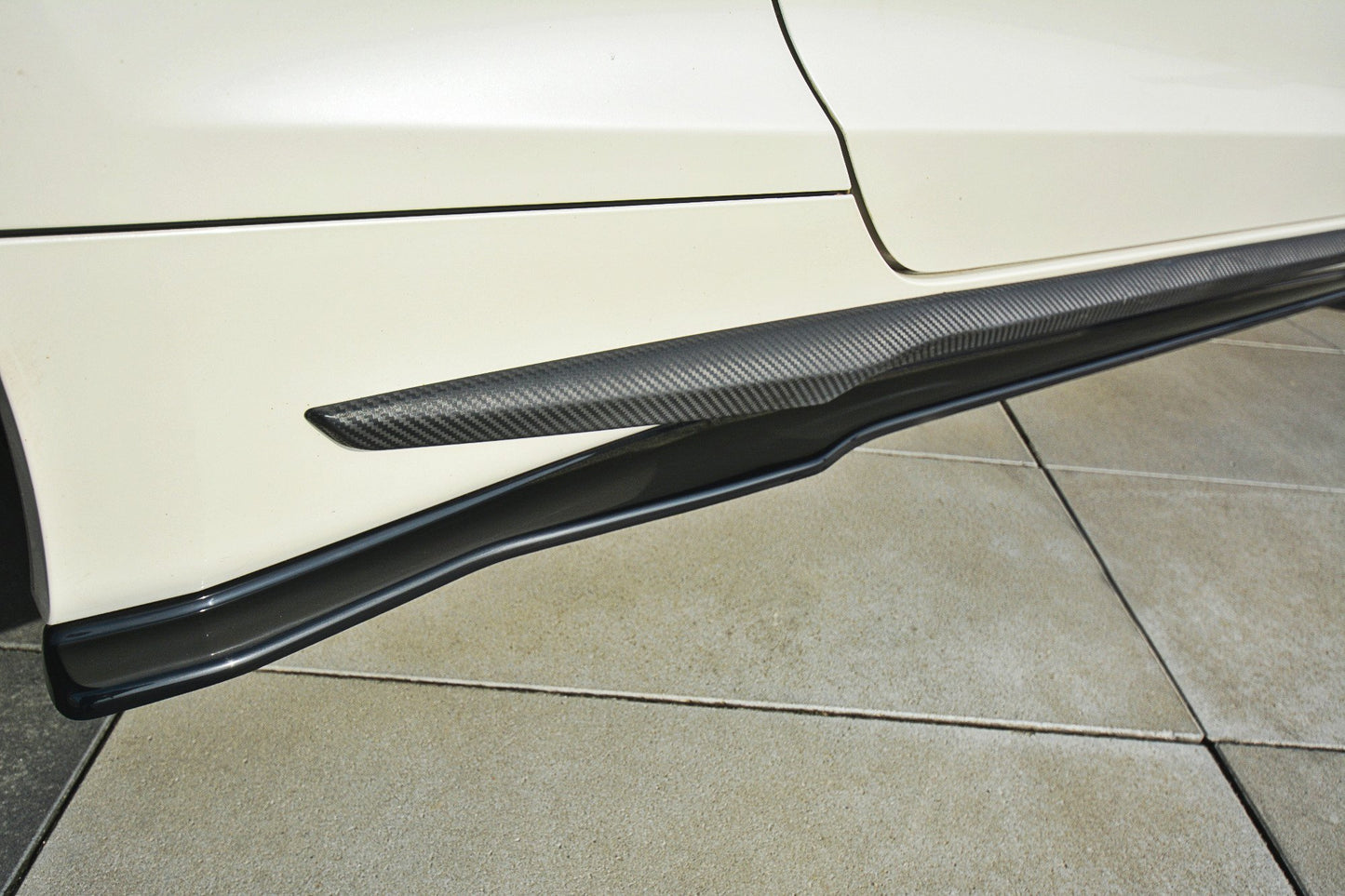 Seitenschweller Ansatz für HONDA CR-Z schwarz matt