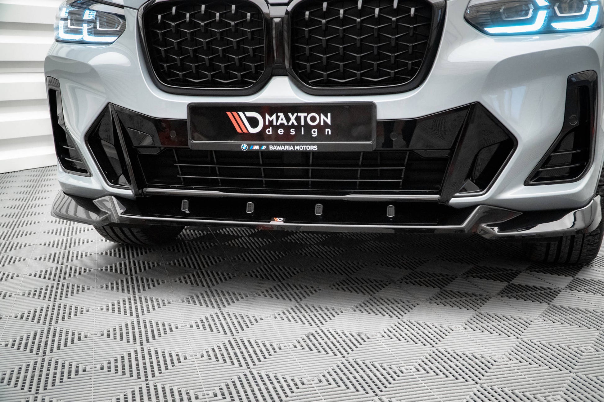 Front Ansatz V.2 für BMW X4 M-Paket G02 Facelift Carbon Look