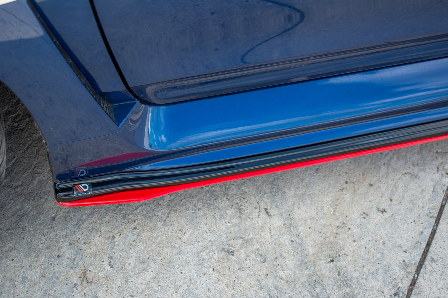 Seitenschweller Ansatz für V.2 für SUBARU WRX STI Carbon Look