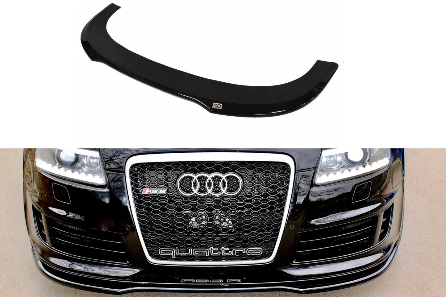 Front Ansatz für AUDI RS6 C6 Carbon Look