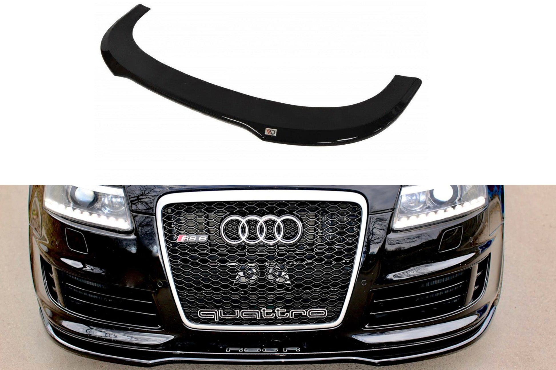 Front Ansatz für AUDI RS6 C6 Carbon Look