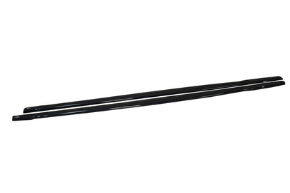 Seitenschweller Ansatz für V.2 für. BMW 1er F20 M135i / M140i / M-Paket schwarz matt
