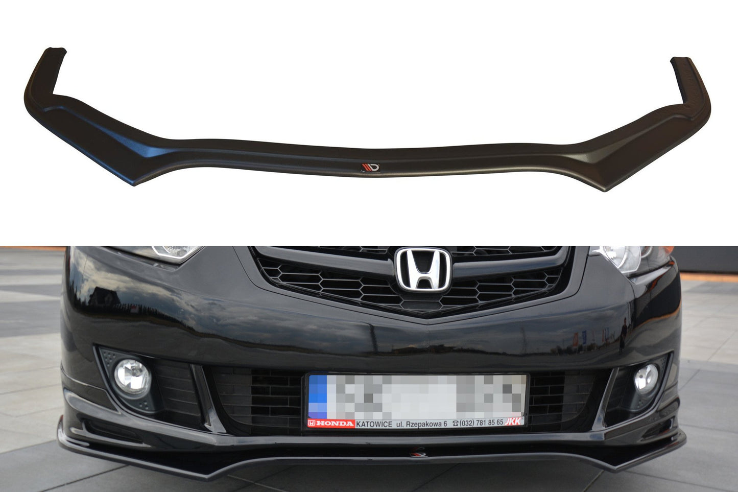 Front Ansatz für HONDA ACCORD MK.8 TYPE-S CU-Serie vor Facelift SEDAN schwarz matt