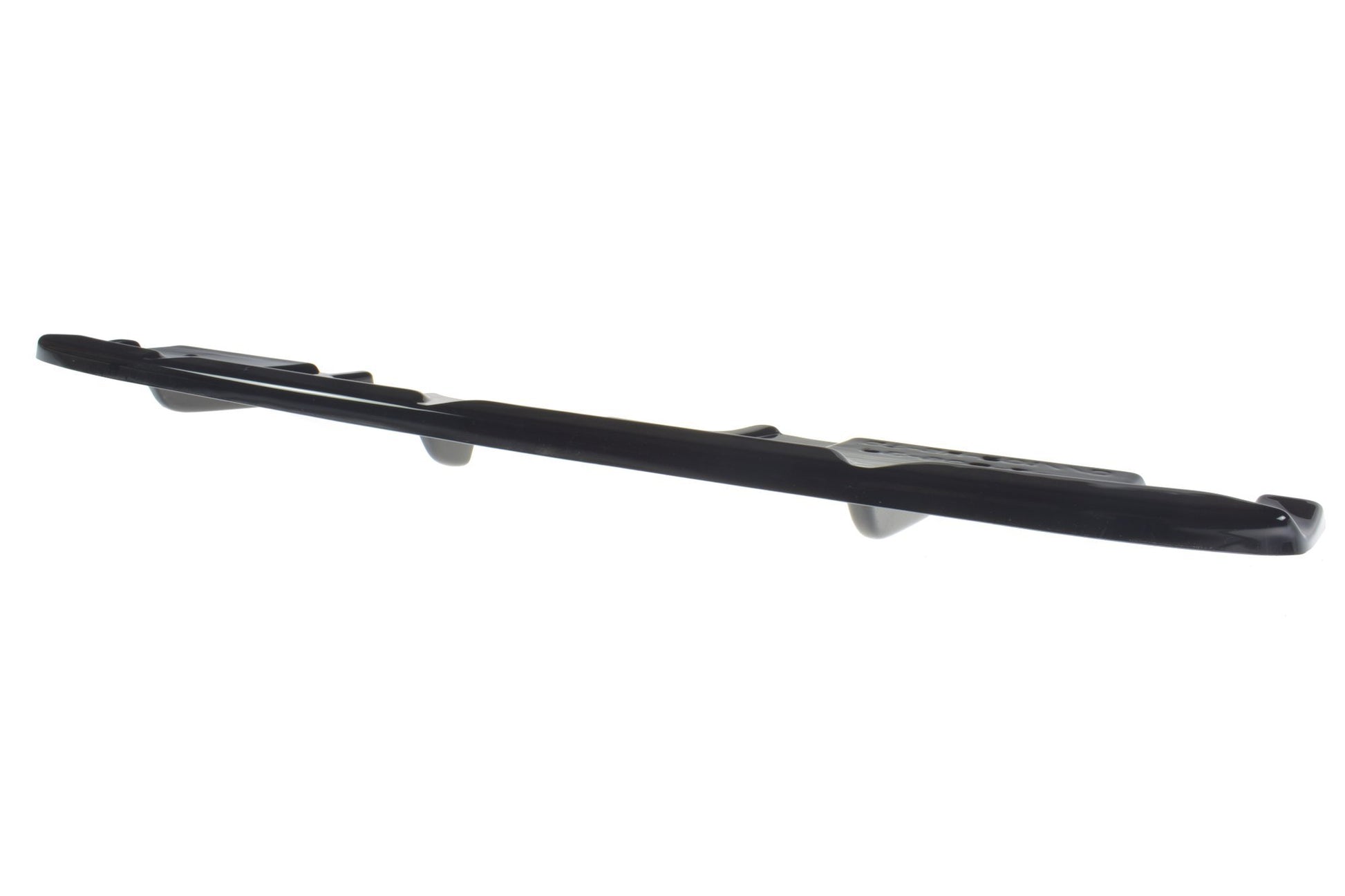 Mittlerer Diffusor Heck Ansatz für(mit einem vertikalem balken)  Peugeot 508 SW Mk2 schwarz matt