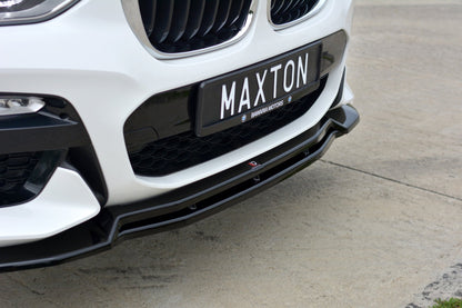 Front Ansatz V.1 für BMW X3 G01 M Paket schwarz Hochglanz