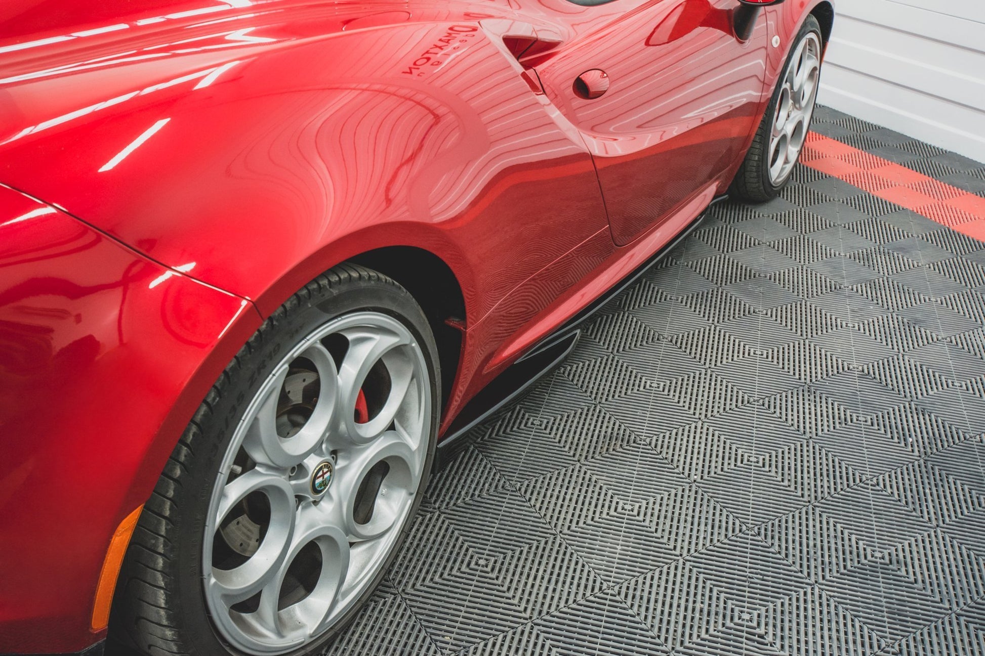 Seitenschweller Ansatz für Alfa Romeo 4C Carbon Look