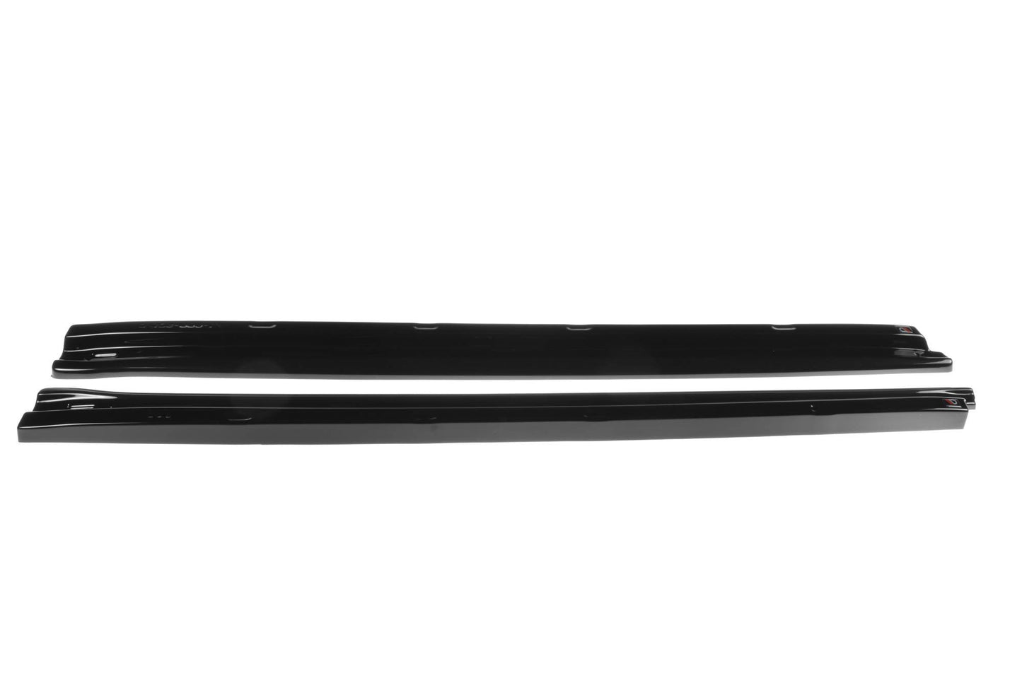 Seitenschweller Ansatz für FIAT 500 HATCHBACK vor Facelift schwarz matt