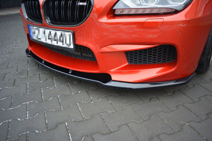 Front Ansatz für BMW M6 GRAN COUPÉ schwarz Hochglanz