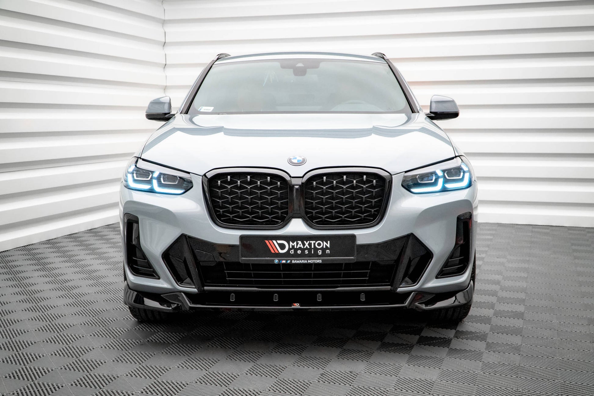 Front Ansatz V.2 für BMW X4 M-Paket G02 Facelift Carbon Look