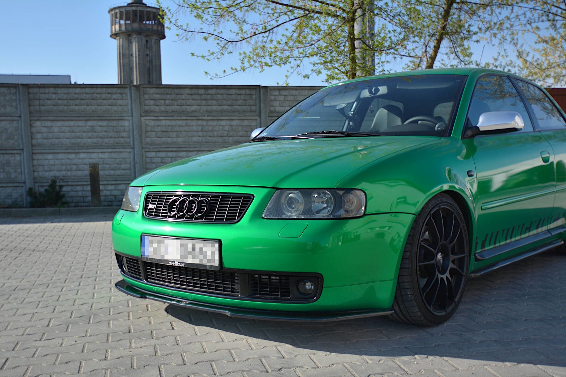 Front Ansatz für AUDI S3 8L Carbon Look