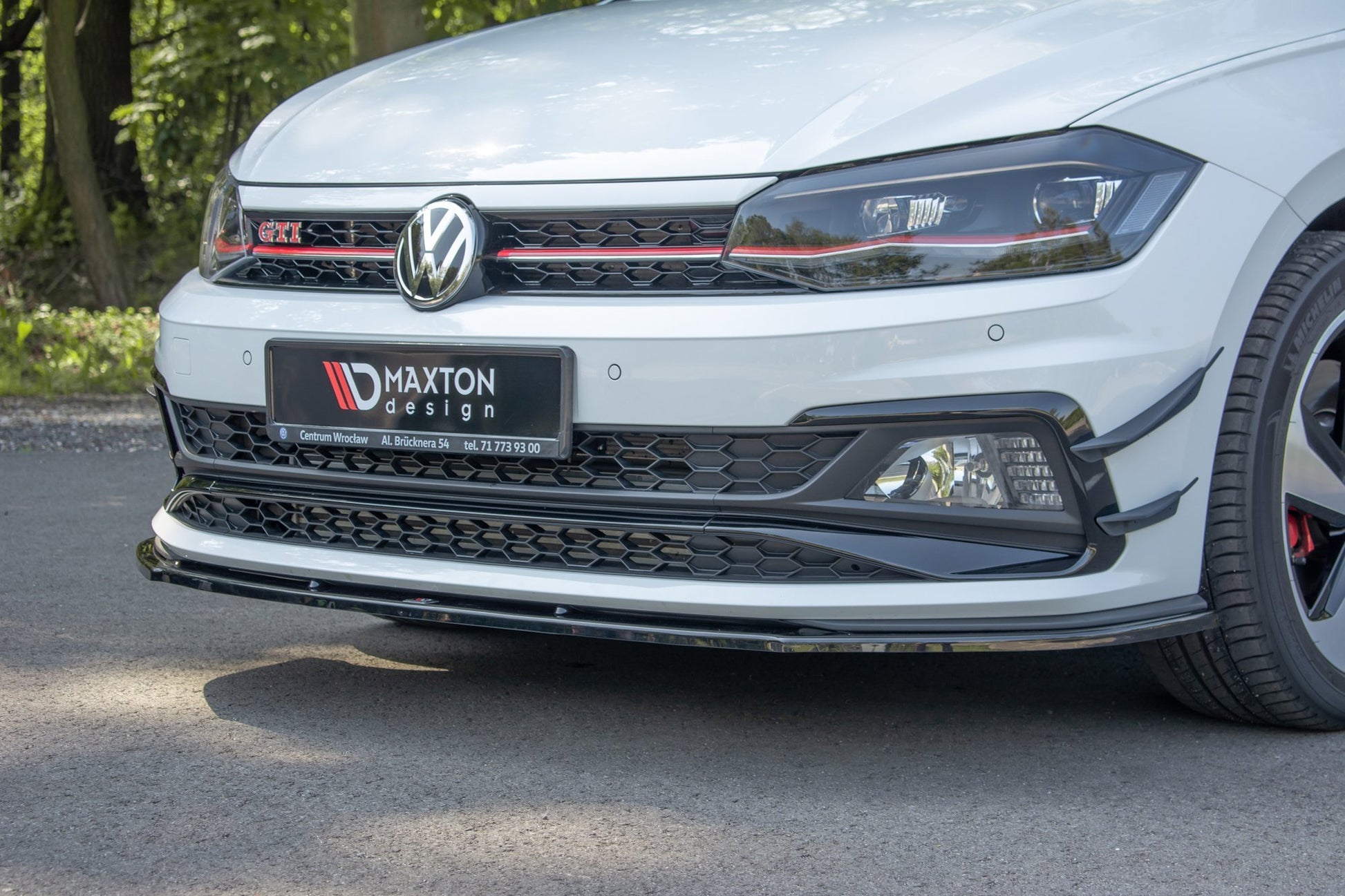 Front Ansatz V.1 für VW POLO MK6 GTI Carbon Look