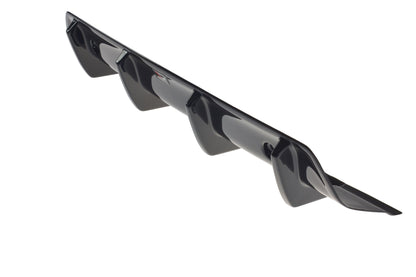Diffusor Heck Ansatz für Volvo V40 R-design schwarz matt