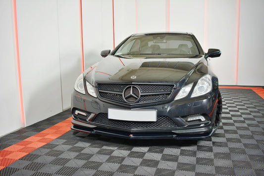 Front Ansatz für  Mercedes-Benz E-Klasse W207 Coupe AMG-Line Carbon Look