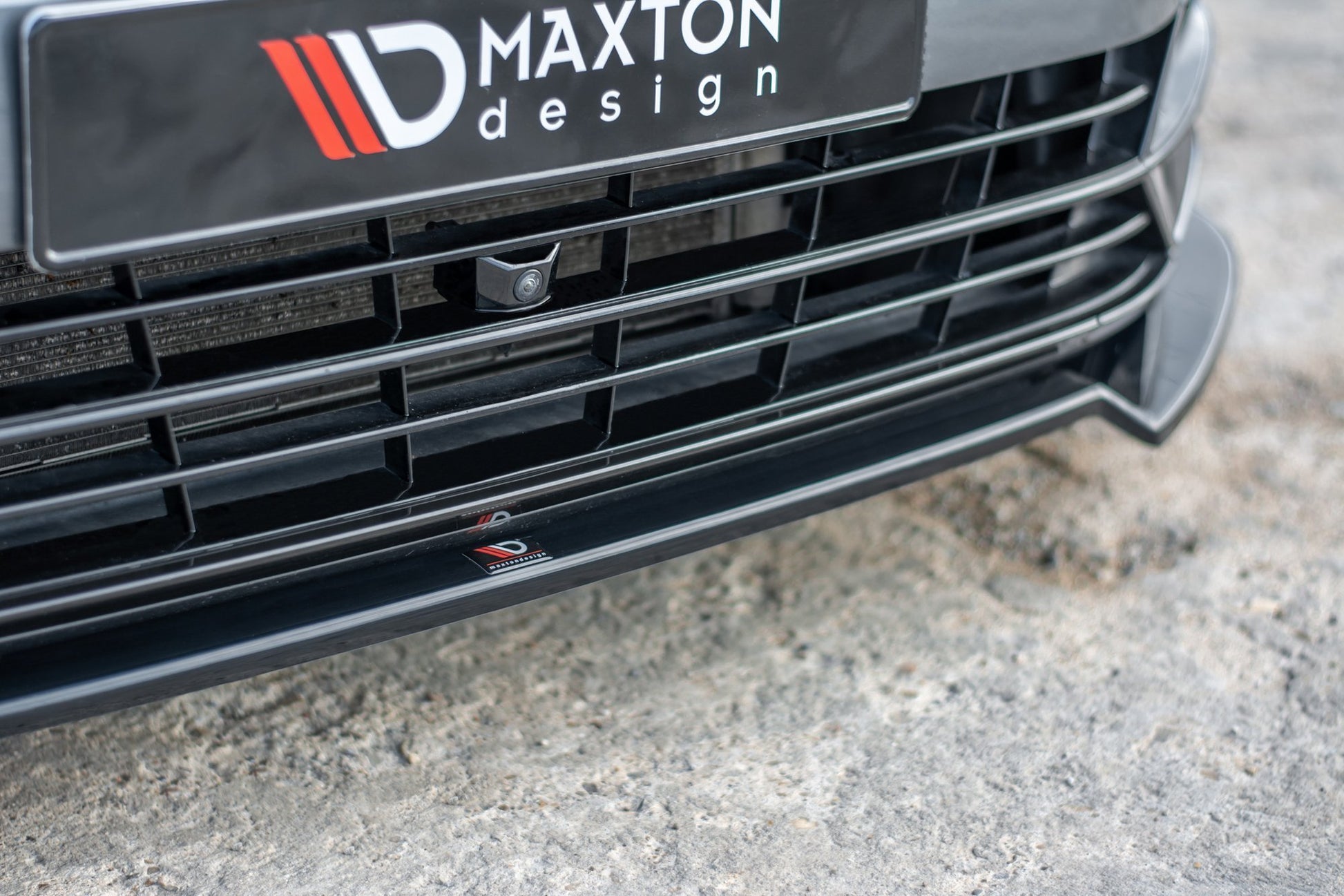 Front Ansatz V.2 für Volkswagen Passat R-Line B8 schwarz Hochglanz