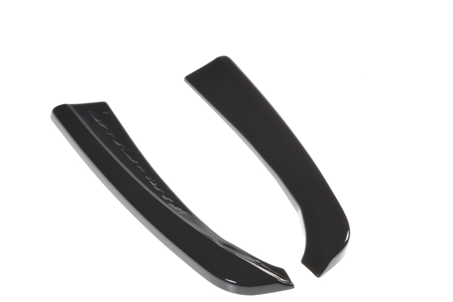 Heck Ansatz Flaps Diffusor für MERCEDES- BENZ C-KLASSE W205 COUPE AMG-LINE Carbon Look