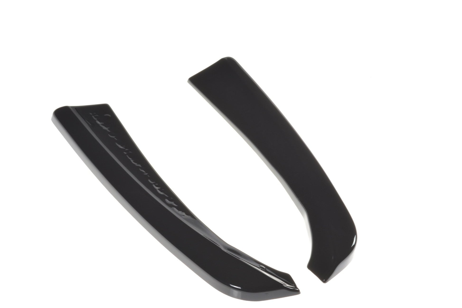 Heck Ansatz Flaps Diffusor für MERCEDES- BENZ C-KLASSE W205 COUPE AMG-LINE Carbon Look
