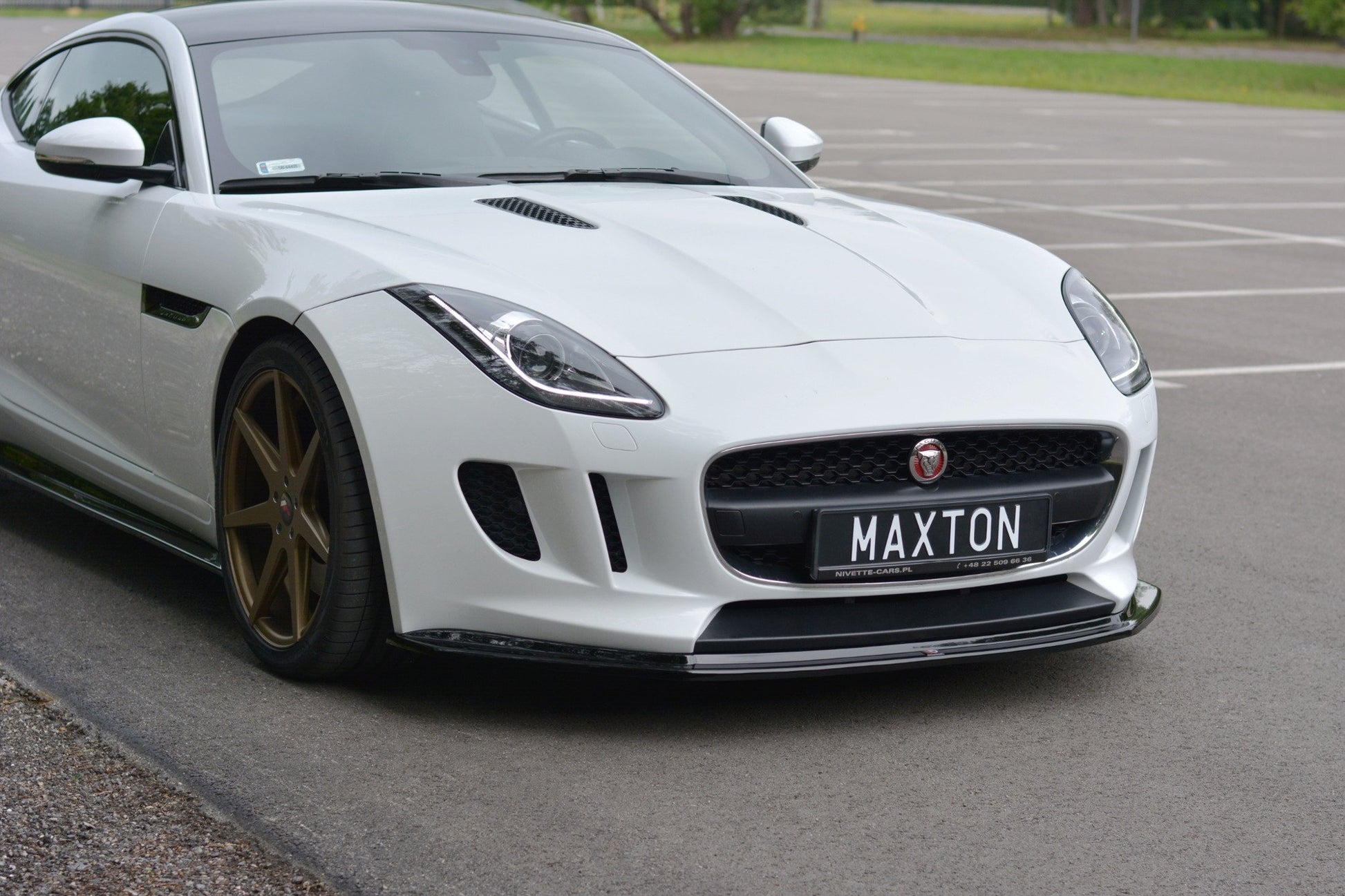 Front Ansatz V.1 für JAGUAR F-TYPE schwarz matt