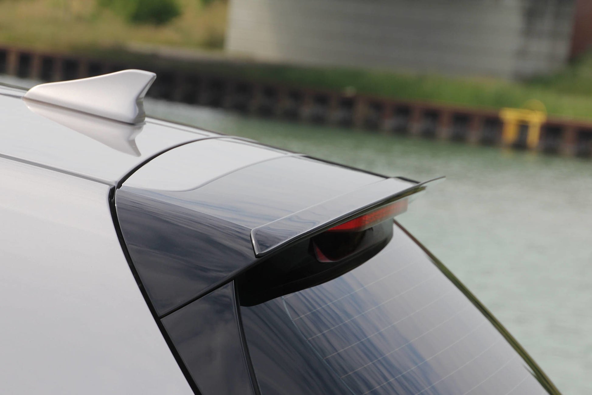 Spoiler CAP für HYUNDAI I30 MK3 HATCHBACK Carbon Look