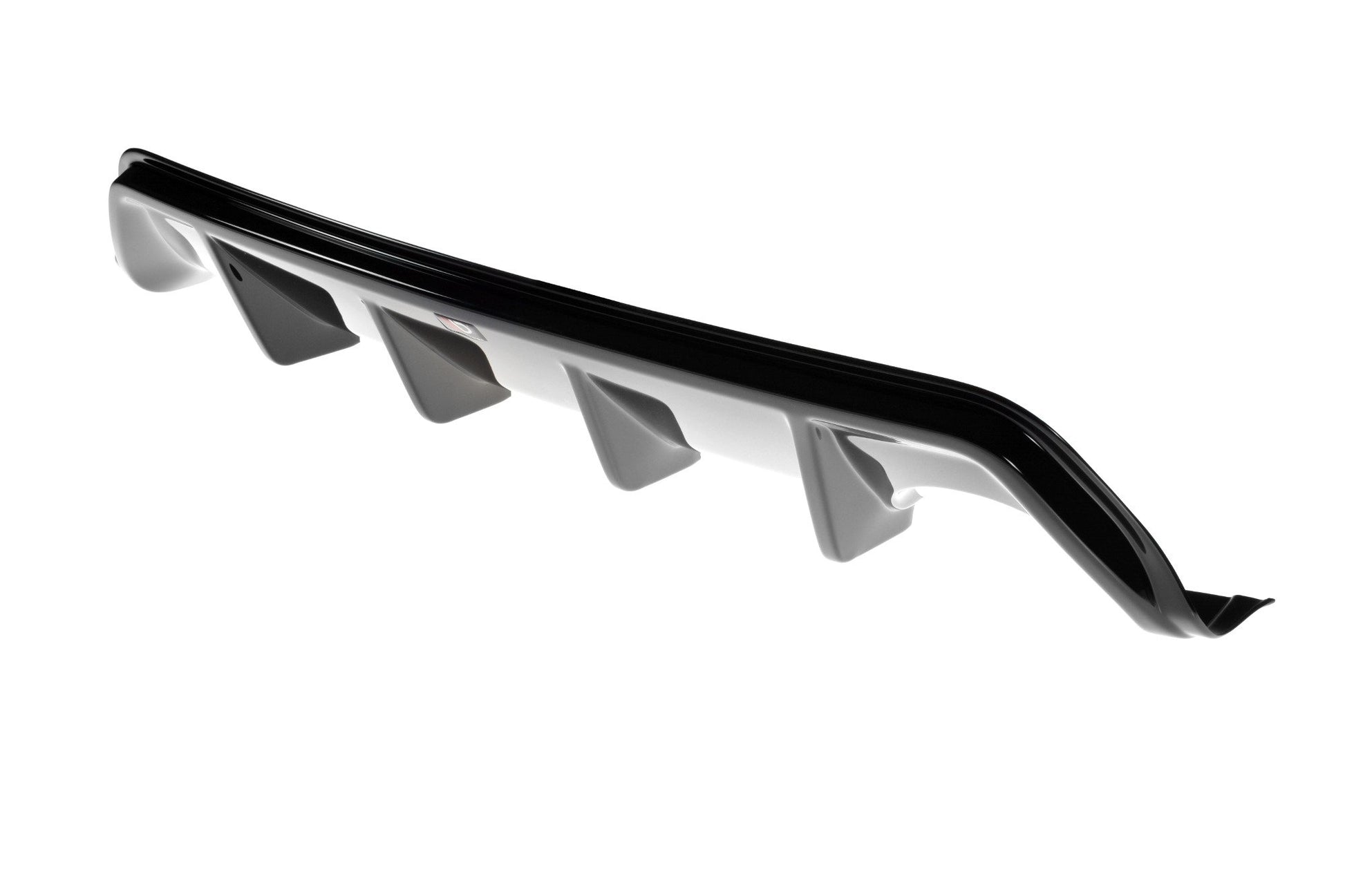 Diffusor Heck Ansatz für Ford Fiesta ST Mk6 schwarz Hochglanz