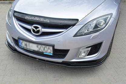 Front Ansatz für MAZDA 6 MK2 SPORT HATCH (GH-SERIES) vor Facelift Carbon Look
