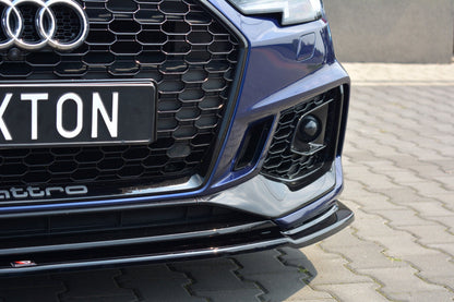 Front Ansatz V.2 für AUDI RS4 B9 schwarz matt