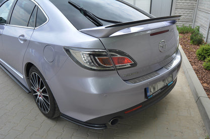Spoiler CAP für MAZDA 6 MK2 SPORT HATCH (GH-SERIES) vor Facelift schwarz matt