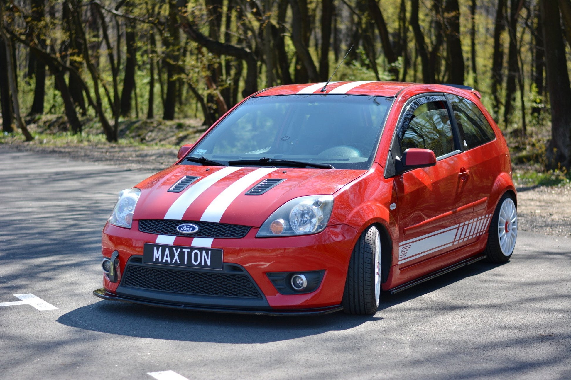 Front Ansatz V.2 für Ford Fiesta ST Mk6 schwarz matt