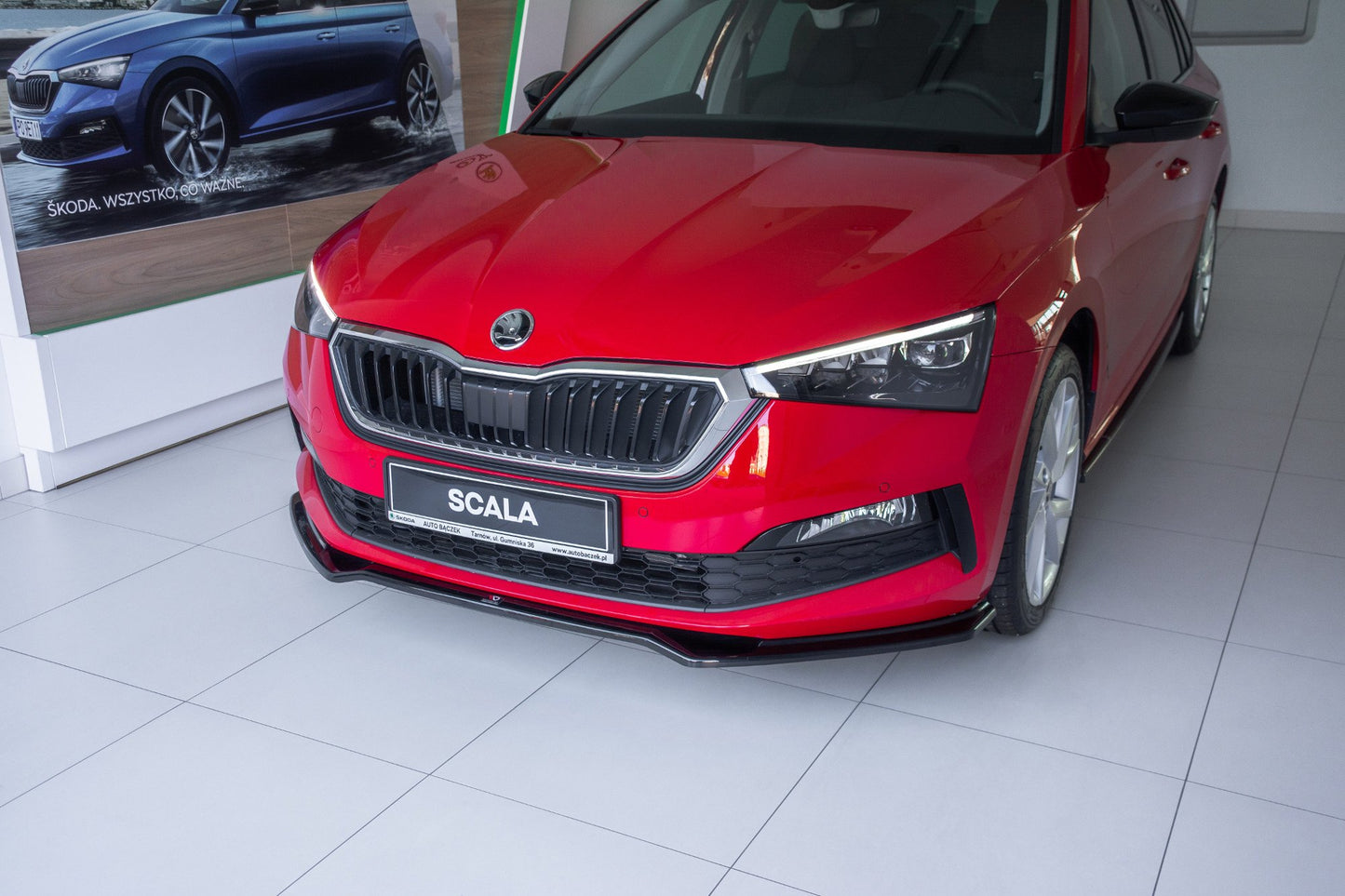 Front Ansatz V.2 für Skoda Scala  Carbon Look