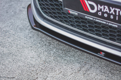 Front Ansatz V.2 für VW Golf 7 GTI  Carbon Look