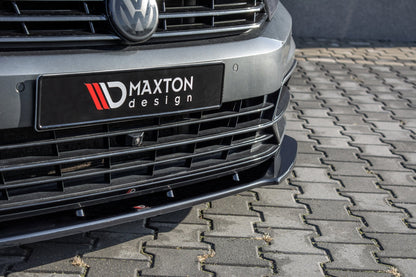 Front Ansatz V.1 für Volkswagen Passat R-Line B8 schwarz matt
