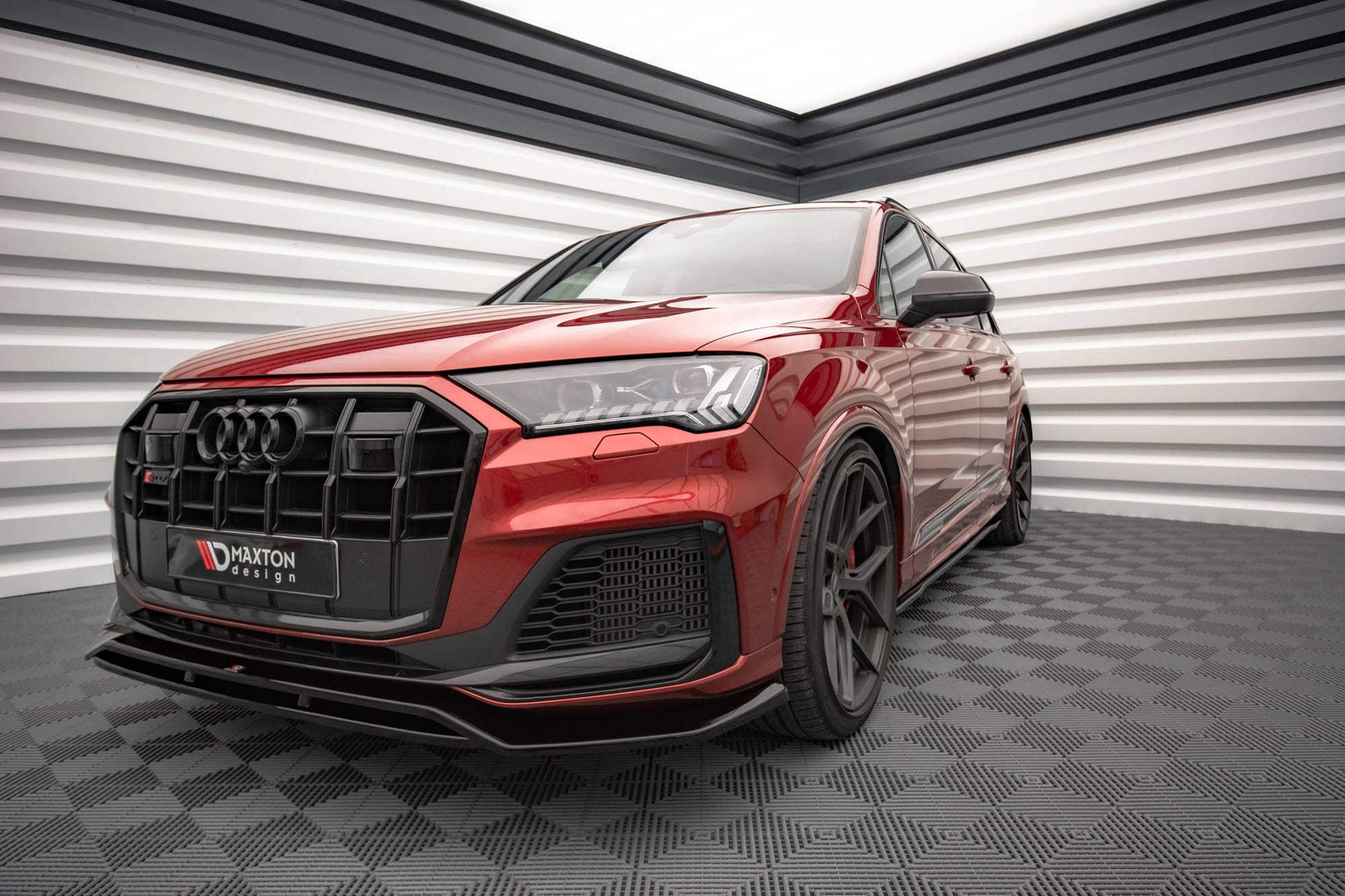 Seitenschweller Ansatz für Audi SQ7 /Q7 S-Line Mk2 (4M) Facelift  Carbon Look