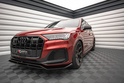 Seitenschweller Ansatz für Audi SQ7 /Q7 S-Line Mk2 (4M) Facelift  Carbon Look