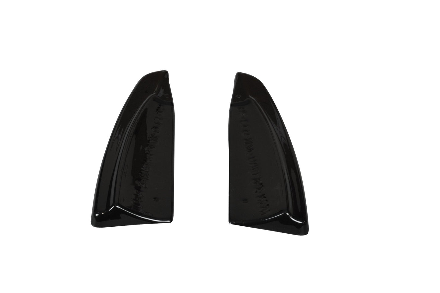Heck Ansatz Flaps Diffusor für Mercedes CLA C117 AMG-LINE FACELIFT schwarz Hochglanz