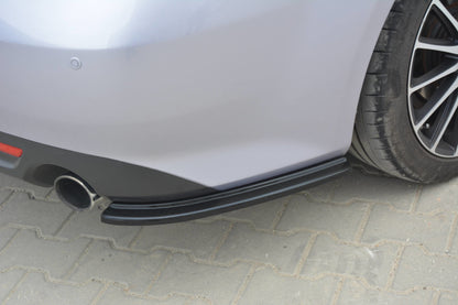 Heck Ansatz Flaps Diffusor für MAZDA 6 MK2 SPORT HATCH (GH-SERIES) vor Facelift Carbon Look