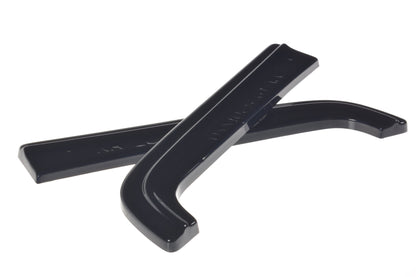 Heck Ansatz Flaps Diffusor für Volkswagen T6 schwarz matt