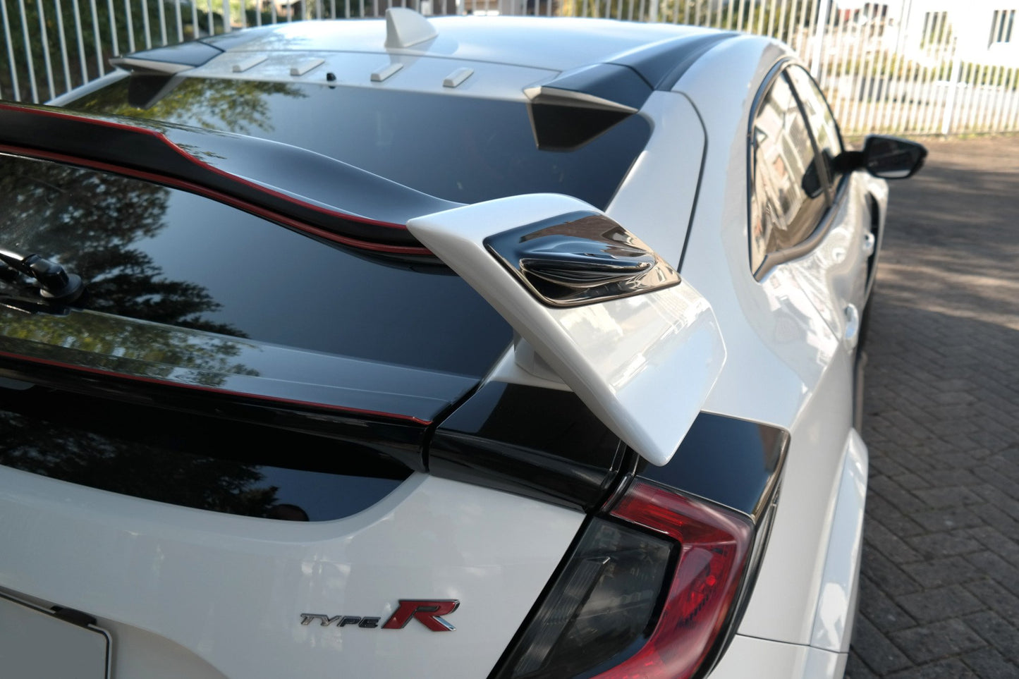 Spoiler Seiten Erweiterung HONDA CIVIC X TYPE R Carbon Look