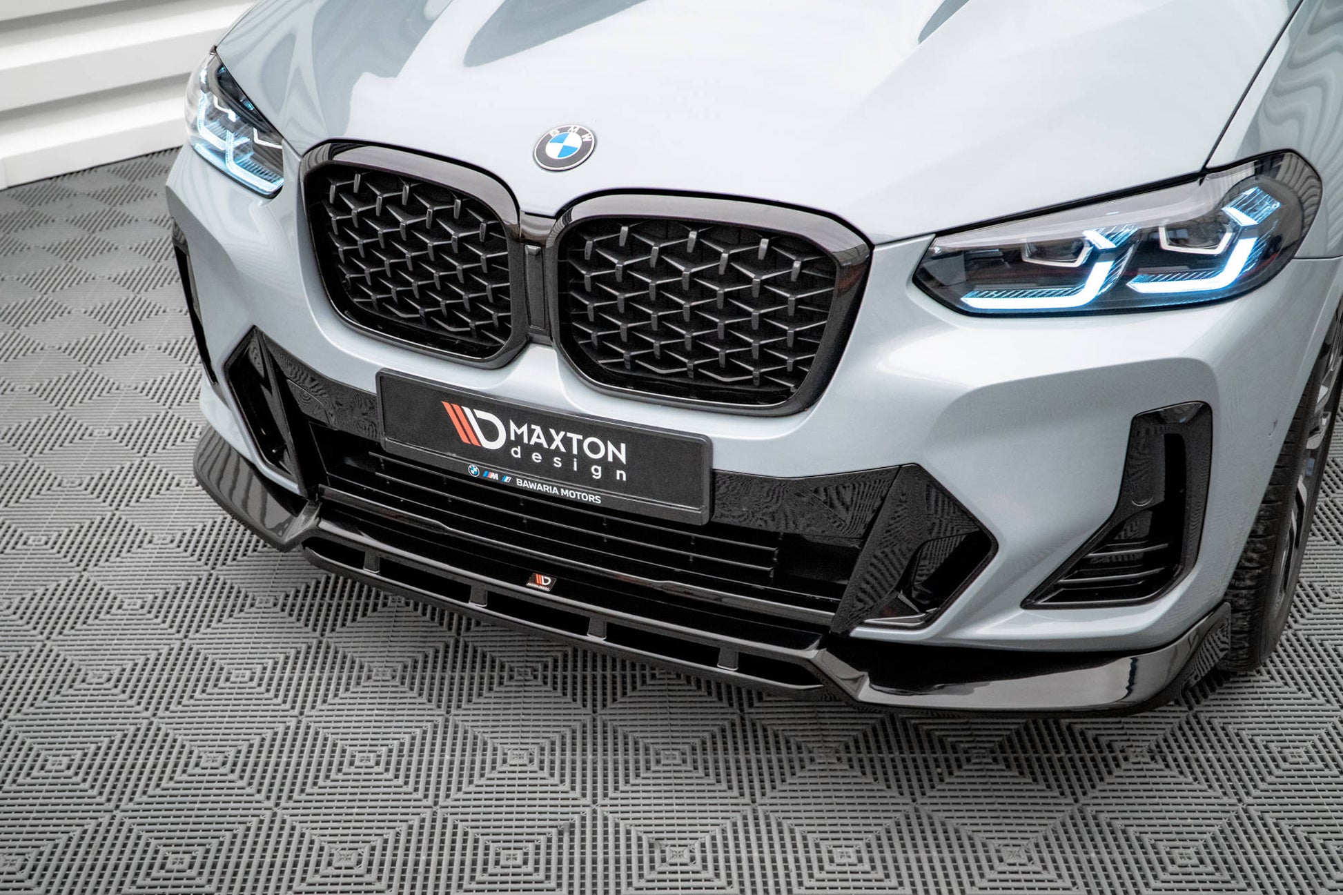 Front Ansatz V.1 für BMW X4 M-Paket G02 Facelift Carbon Look