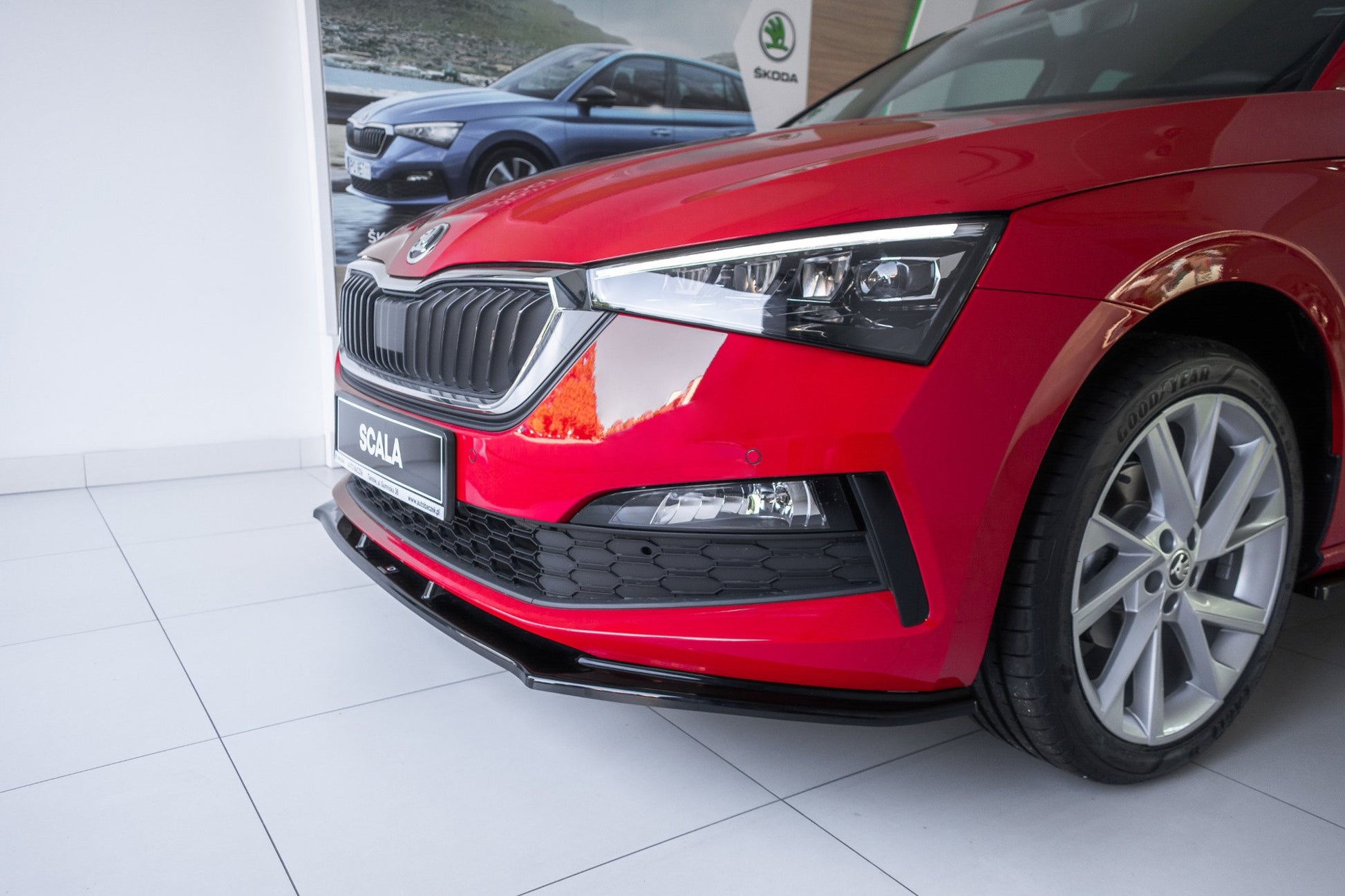 Front Ansatz V.1 für Skoda Scala schwarz matt