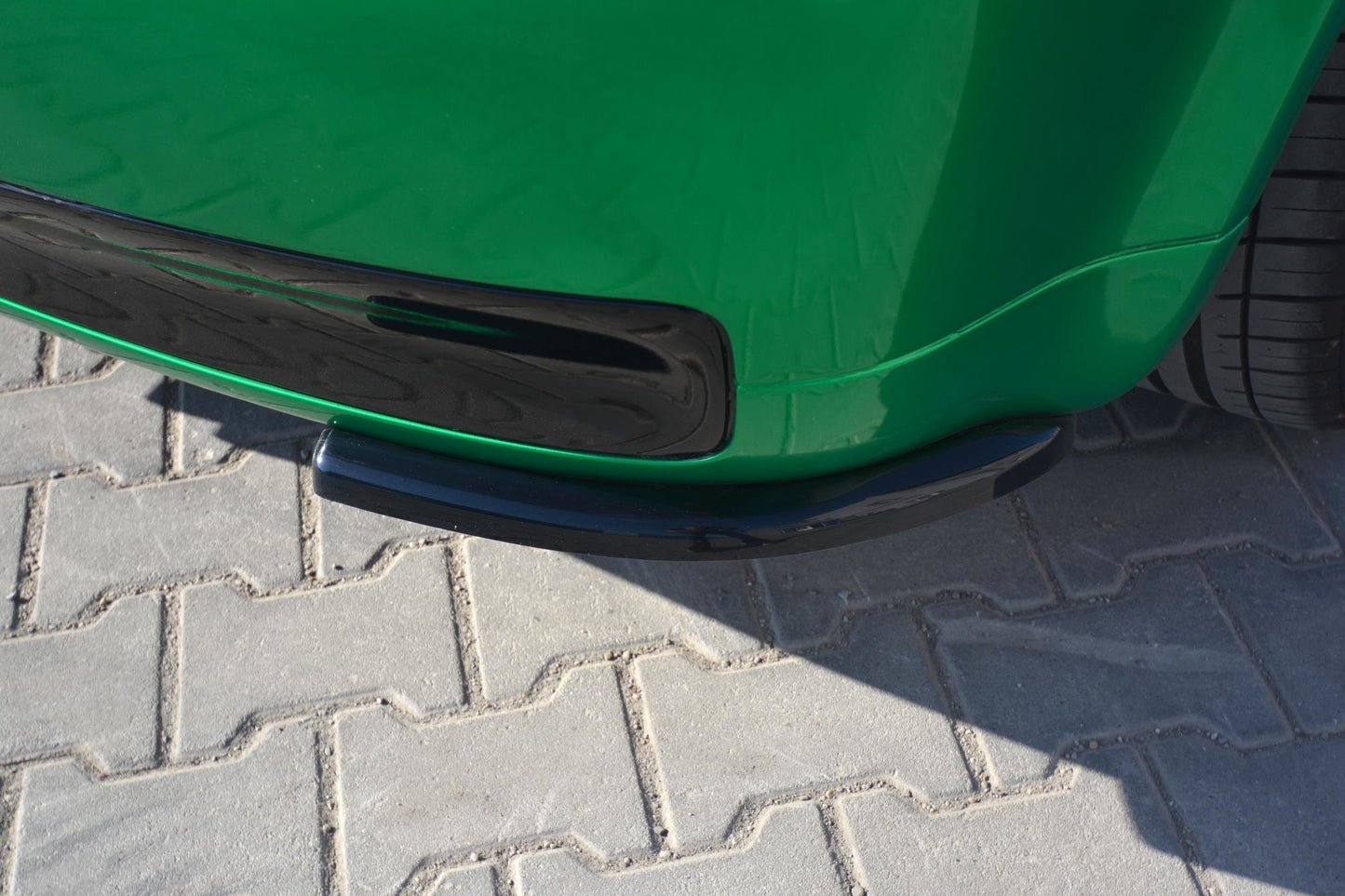 Heck Ansatz Flaps Diffusor für AUDI S3 8L schwarz matt
