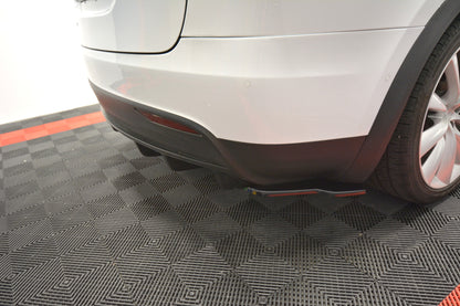 Diffusor Heck Ansatz für TESLA MODEL X schwarz matt