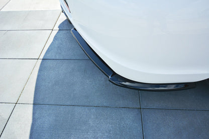 Heck Ansatz Flaps Diffusor für PORSCHE CAYMAN S 987C  schwarz matt