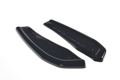 Heck Ansatz Flaps Diffusor für BMW X4 M-Paket G02 schwarz matt