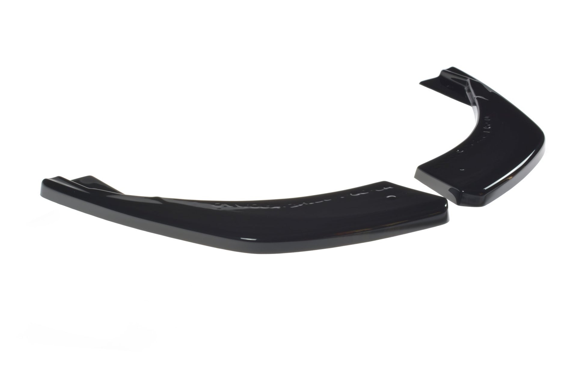 Heck Ansatz Flaps Diffusor für Audi Q8 S-line Carbon Look